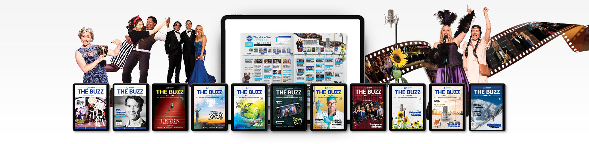 La Buzz Encabezado de revista interactiva